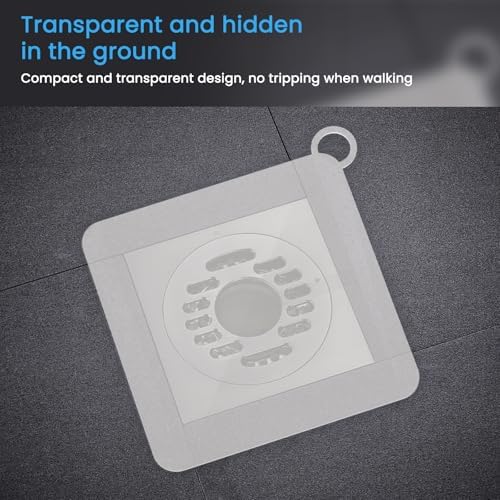 6 PCS Silicone Floor Drain Covers, Anti-Odor Drain Cover Mats for