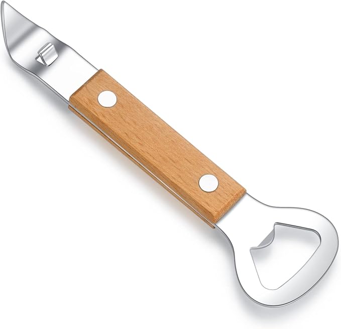 HANCELANT Can Punch Bottle Opener, Manual Stainless Steel Can Opener 1 Pack by HANCELANT