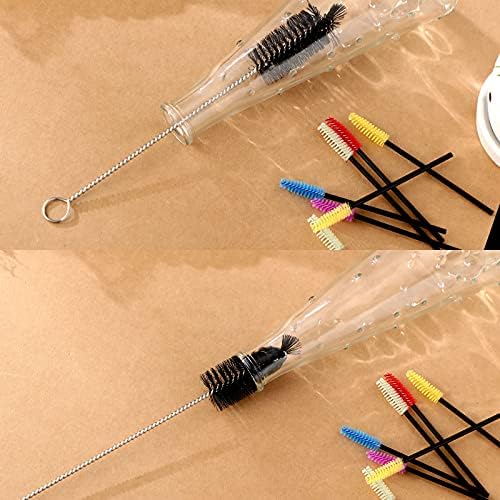 62 Pcs 3 Size Hummingbird Feeder Cleaning Brush for Feeder, Black