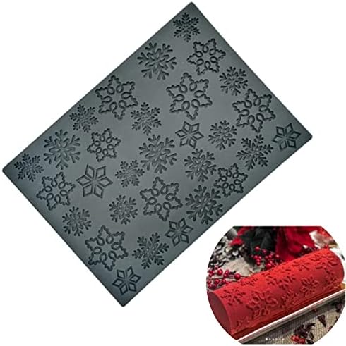 Christmas Snowflake Silicone Cake Mold Texture Mat