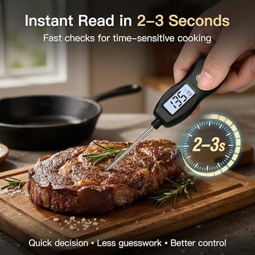 Waterproof Digital Instant Read Meat Thermometer