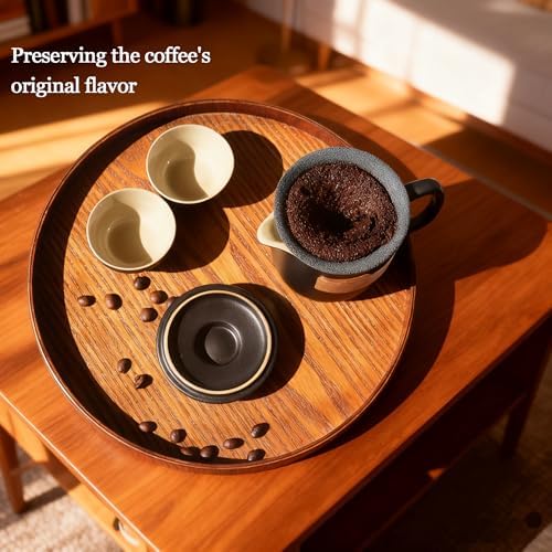Pour Over Coffee Maker - All-Ceramic Drip Set, Single Serve Coffee