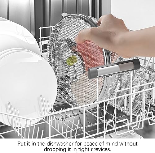 Stainless Steel Dishwasher Basket Round Mesh Storage Cutlery Basket