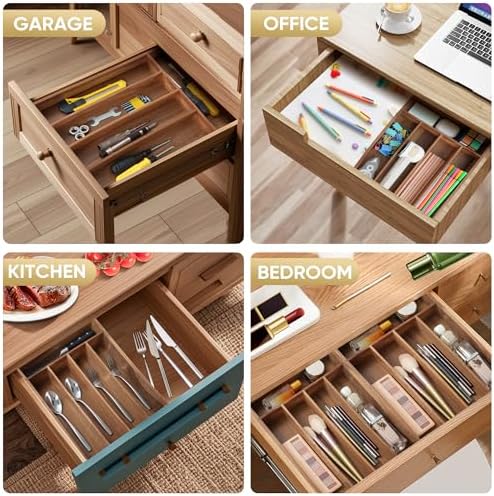 Silverware Organizer, 10 Inch Utensil Organizer Kitchen Drawer