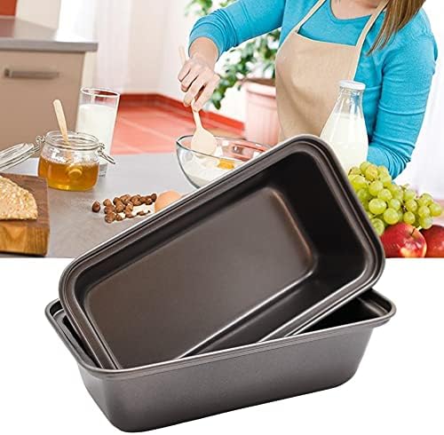 Zddaoole 6 PCS Mini Nonstick Carbon Steel Baking Bread Pan,Mini Loaf