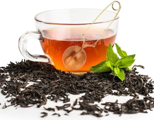 uxcell Ball Snap Tea Ball Infuser with Handle, Loose Tea Steeper