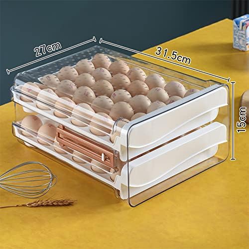 Drawer-Type Egg Holder With Time Marker