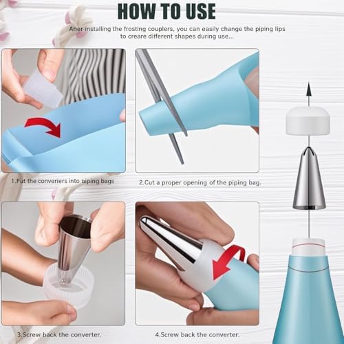 Cake Decorating Tools Supplies Kit - 82Pcs Baking Accessories with