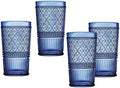 Godinger Highball Drinking Glasses, Tall Glass Cups, Vintage Decor