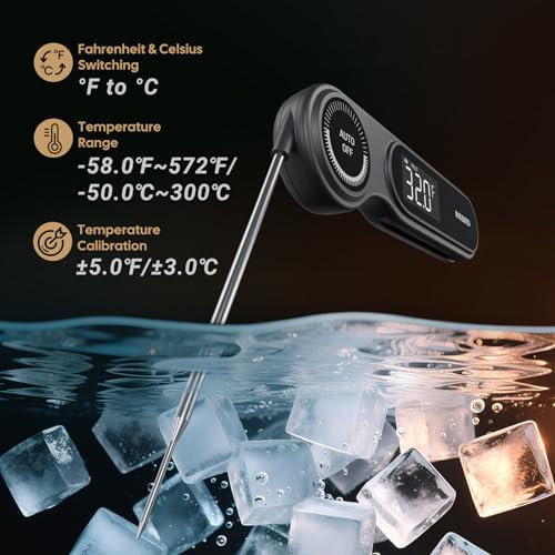 INKBIRD 0.5 Seconds Rechargeable Instant Read Meat Thermometer