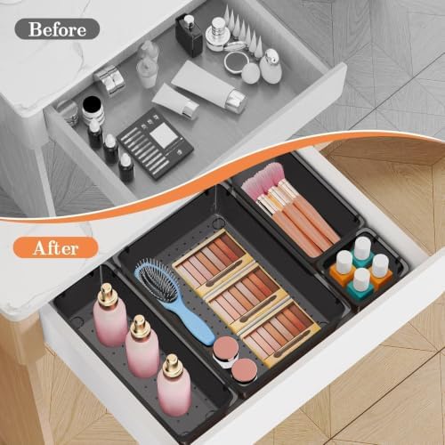 25 PCS Plastic Drawer Organizer, Versatile Organizer Trays & storage
