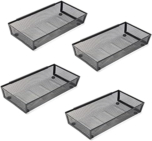 Silverware Organizer,Mesh Cutlery silverware Tray for Drawer,Tool tray