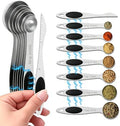 Measuring Spoons,Magnetic Measuring Spoons Set,304 Stainless Steel 7