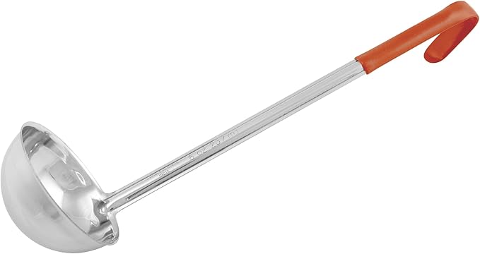Winco Prime One Piece Stainless Steel Ladle, NSF Listed by Winco