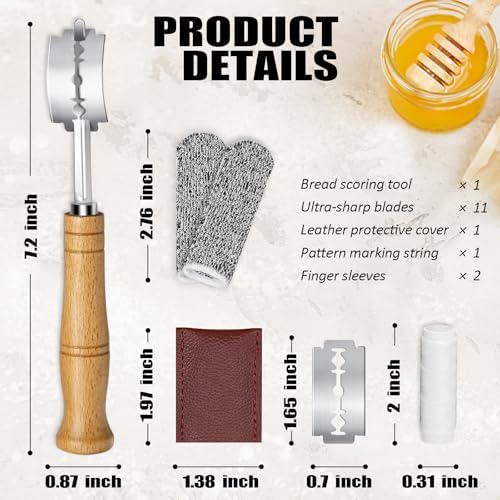 Bread Lame, Bread Scoring Knife, Premium Sourdough Scoring Tool with