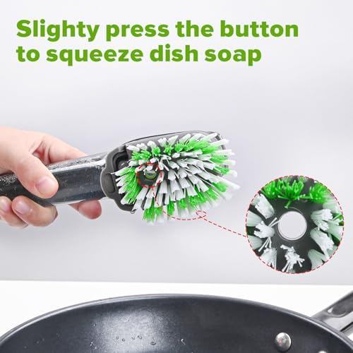 Dishwand Brush Refill for Scotch-Brite Dishwand, 4 Pack