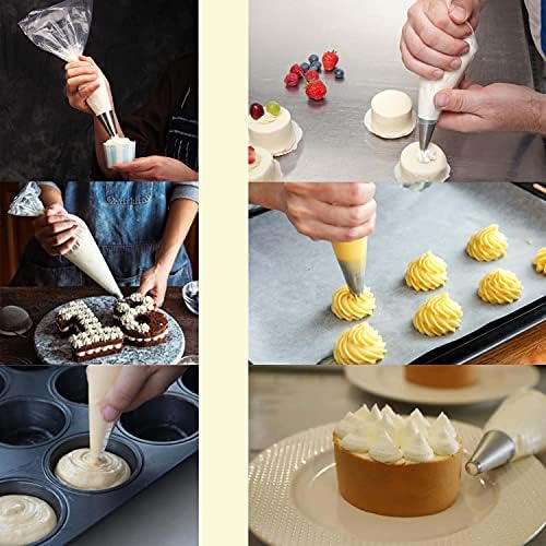 Disposable Icing Piping Bags, 100PCS, 18 Inch