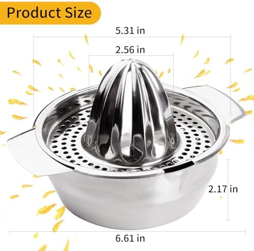 Stainless Steel Lemon Juicer Hand Squeezer