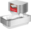 Chafing Dish Buffet Set with Cover Disposable - 21x13 (5 Pack) 9x13 &
