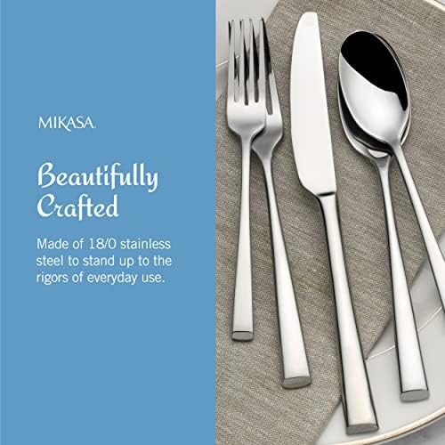 Mikasa Rockford 20-Piece Flatware Set, Service for 4, Forged 18/0