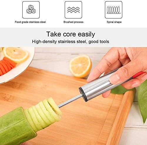 Vegetable Corer Fruit Corer Vegetable Digging Rotating Drill Stainless