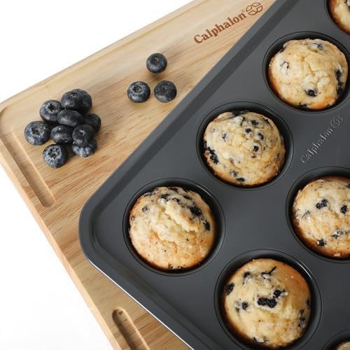 Calphalon Legacy 12 Cup PFA Free Nonstick Cupcake Muffin Pan Baking