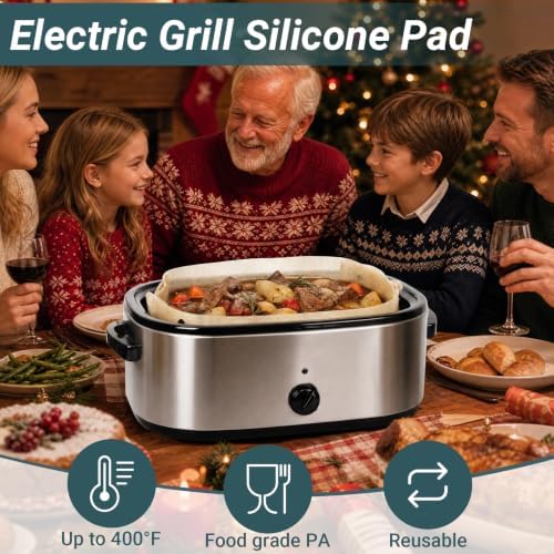 Silicone Electric Roaster Liners for 18-22 Quart Roaster Oven
