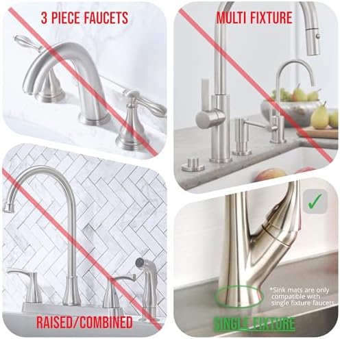 Ternal Original SINKMAT 24in XL Faucet Splash Guard Extra Long