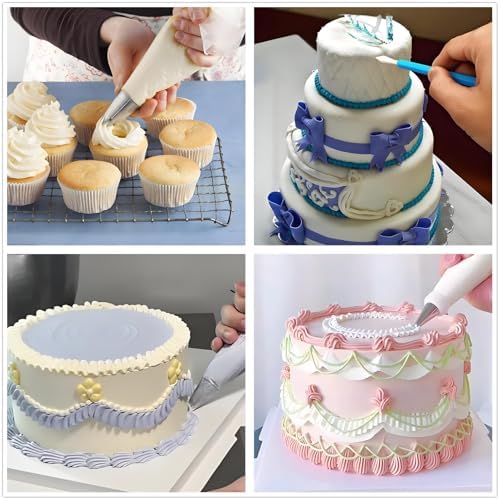 Cake Decorating Kit, 248 Pcs Baking Supplies (Blue)