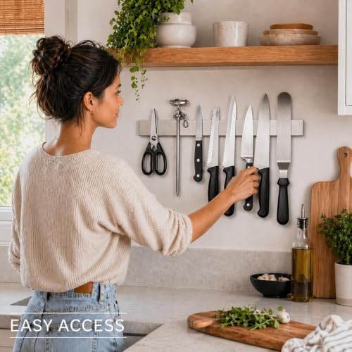 Modern Innovations 16 Inch Stainless Steel Magnetic Knife Bar