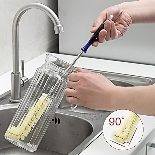 Long Bottle Brush Cleaner -16" Bottle Cleaning Brush Flexional Water