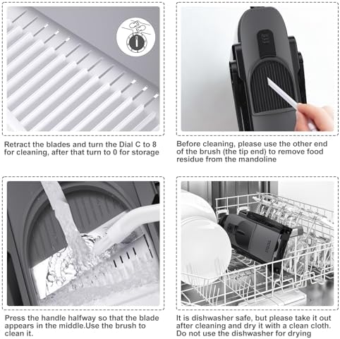 Safe Mandoline Slicer for Kitchen