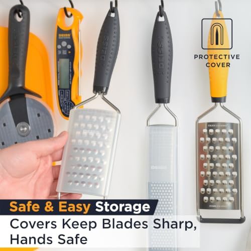 Deiss PRO 2-Pc Kitchen Grater Set - Lemon Zester & Coarse Cheese