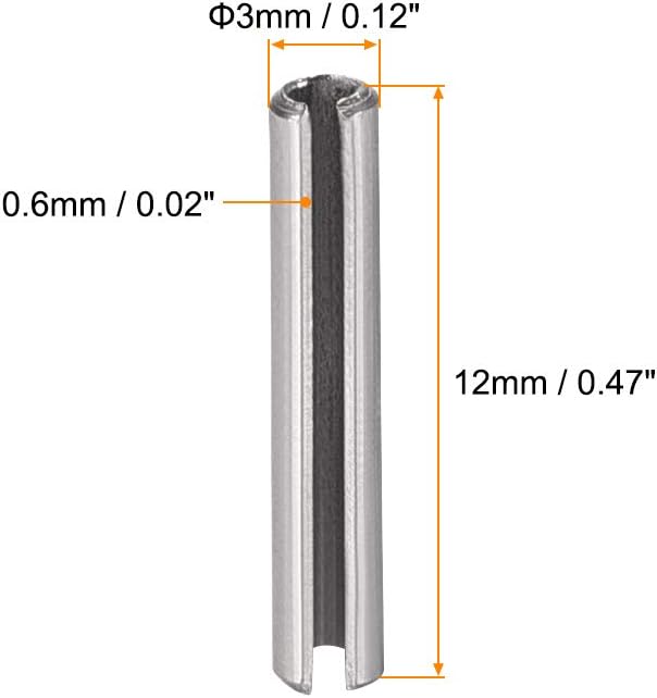 uxcell Slotted Spring Pin - Image 2