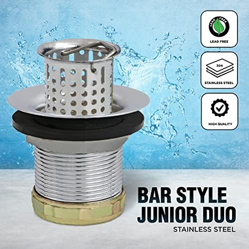 Everflow Bar Style Deep Sink Strainer