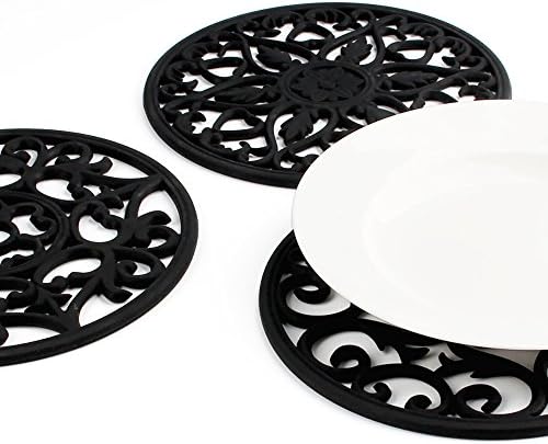 ME.FAN Trivets for Dishes/Pots/Pans, 3 Pcs Silicone Mats