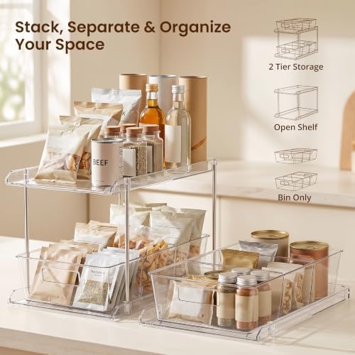 Fabspace 2-Tier Under Sink Organizers, 2 Packs