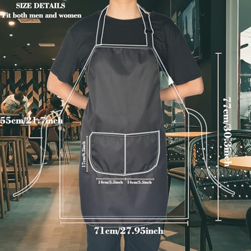 JNIAP Artist Definition Apron Painting Artist Apron with Pockets Paint