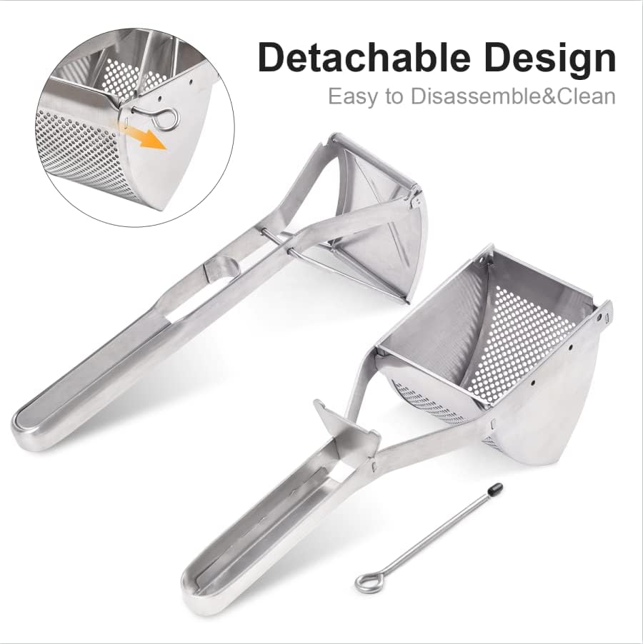 Potato Ricer, CUGLB Stainless Steel Professional Ricer for Mashed
