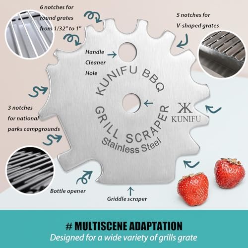 Bristle-Free BBQ Grill Scraper