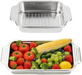 4 In 1 Collapsible 304 Stainless Steel Over-Sink Colander