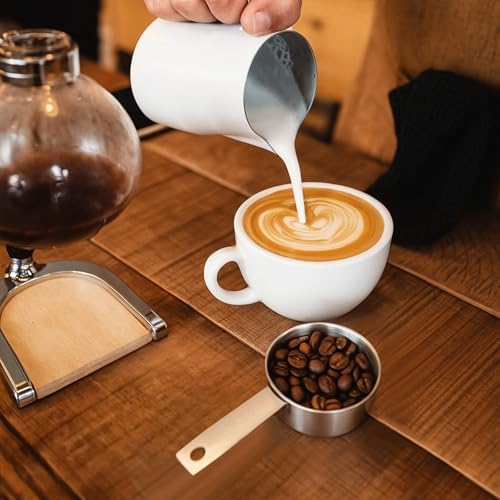 10 Pcs 1/4 Cup Scoop, 60ml/2oz Stainless Steel Measuring Spoons Metal