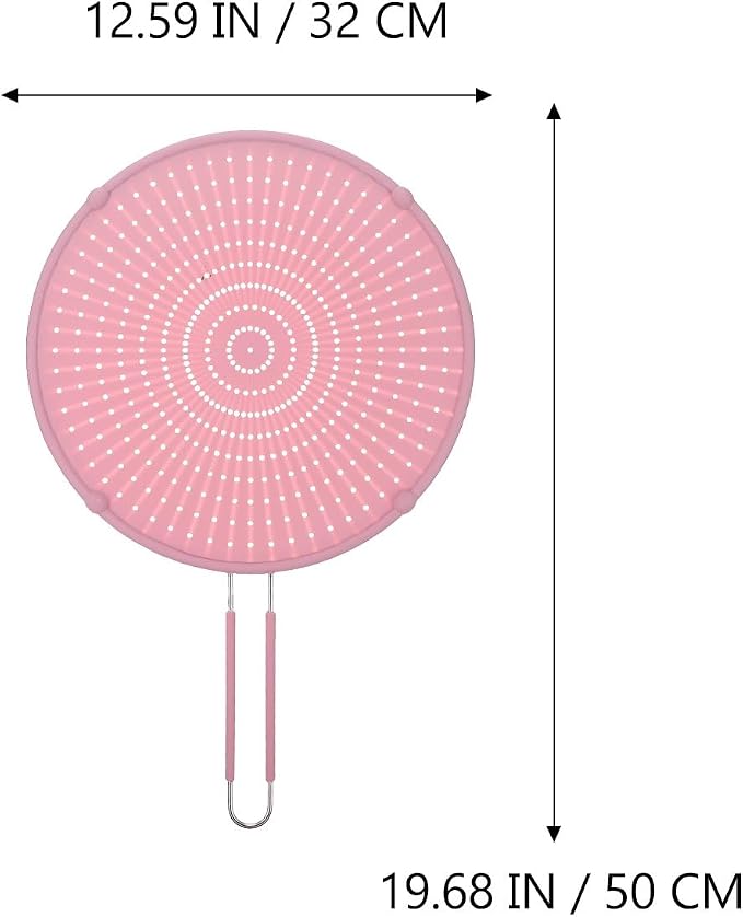 ABOOFAN 1pc Splatter Screen for 10-12'' Frying Pan, Silicone Splatter Guard - Image 3