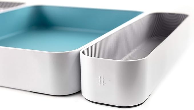 Three by Three Seattle 12 Piece Metal Organizer Tray Set - Image 9