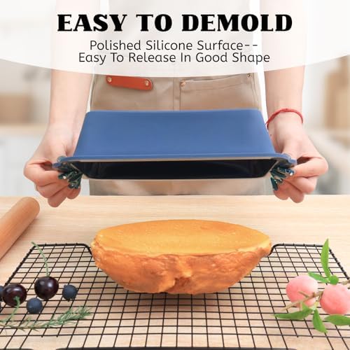 Bread Pan for Homemade Bread: 9.5 x 5 In Silicone Loaf Pan for Baking