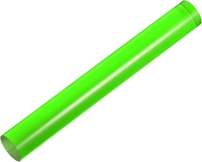 HARFINGTON Acrylic Clay Roller 8 Inch x 1 Inch Solid Non-Stick Plastic Round - Image 3
