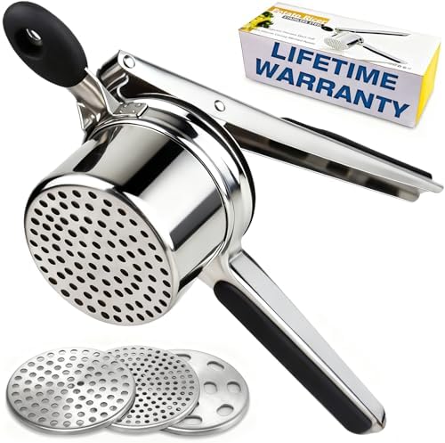 Potato Ricer, AIDOIT Large 15oz Potato Ricer Heavy Duty Stainless