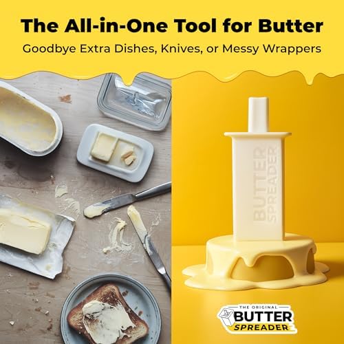 Mess-free Butter Spreader 1Pk Holds Twice the Butter for Corn Cobs
