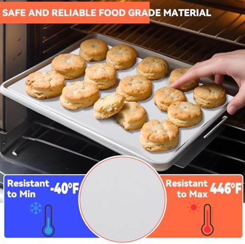 16IN x 6FT Silicone Baking Mat Roll - Large Food Grade Silicone Sheet