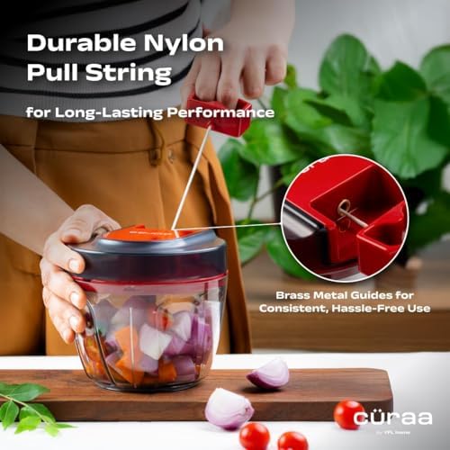 CÜRAA ChopLab Lite Manual Vegetable Chopper for Kitchen Use | By Chef